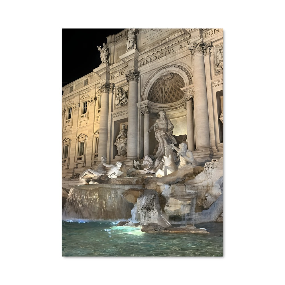 Poster Trevi Nocturne