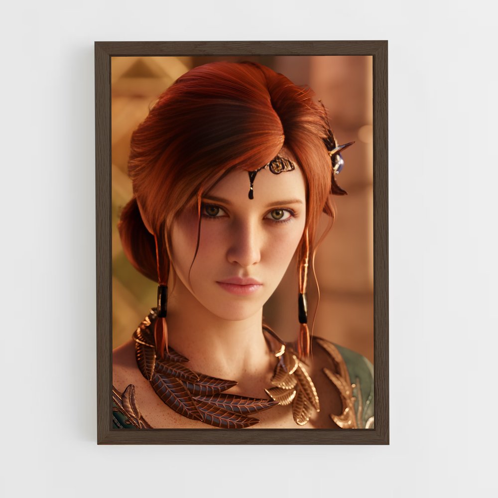 ap-triss merigold-12 cadre Bois foncé