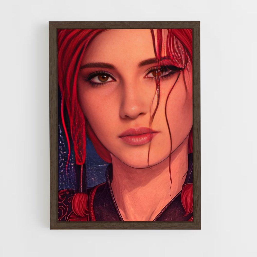 ap-triss merigold-13 cadre Bois foncé