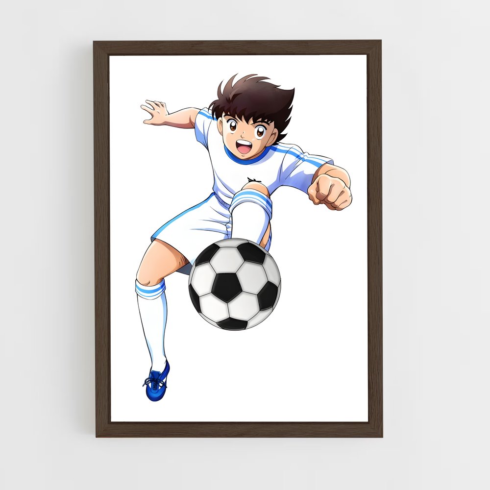 ap-tsubasa ozora-2 cadre Bois foncé
