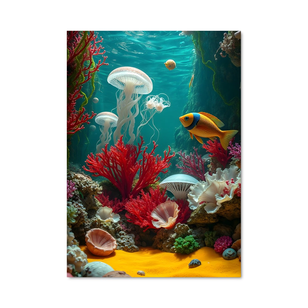 Poster Aquatique Enchanté