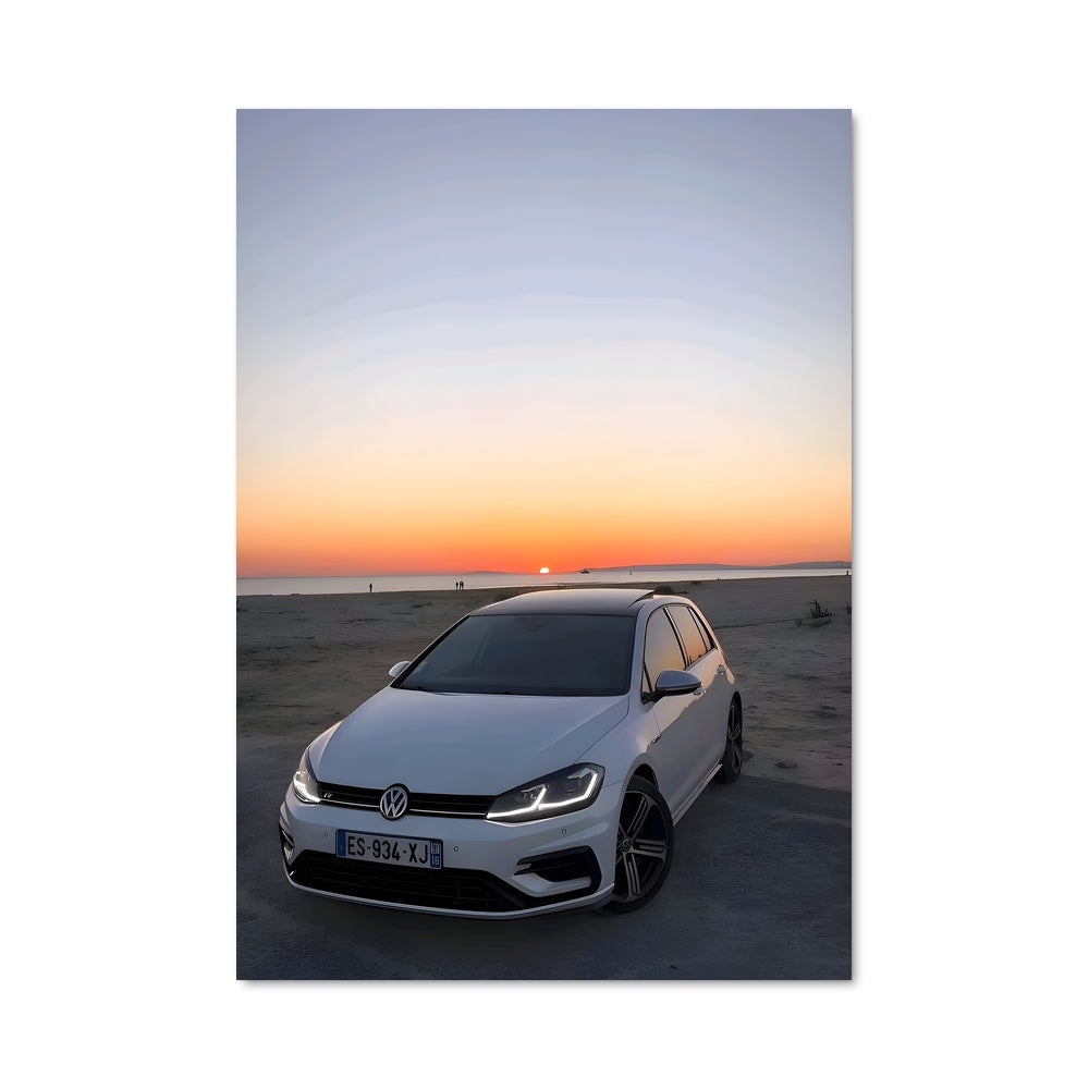 Poster Road Trip à la Plage