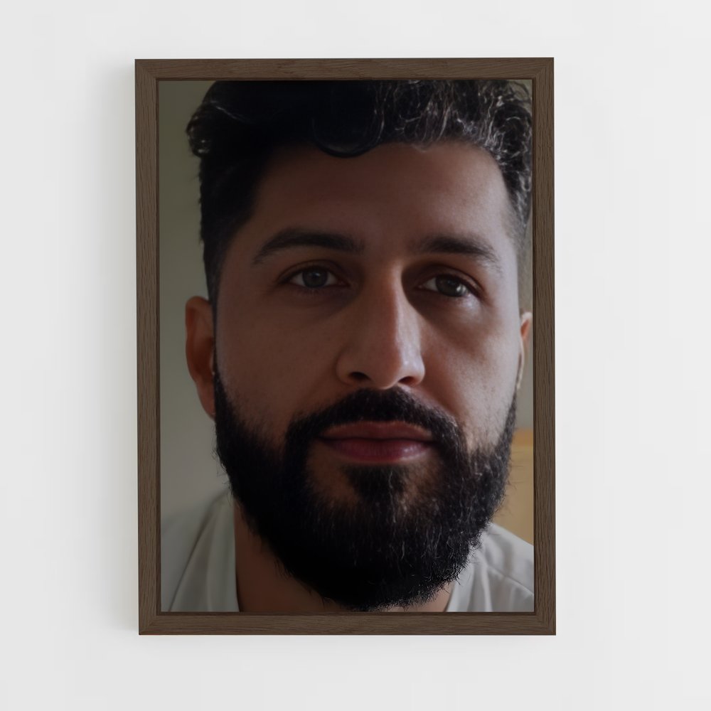 ap-walid-3 cadre Bois foncé