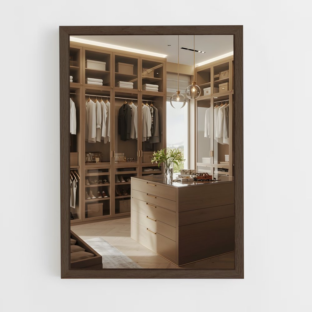 ap-walk-in closet-16 cadre Bois foncé