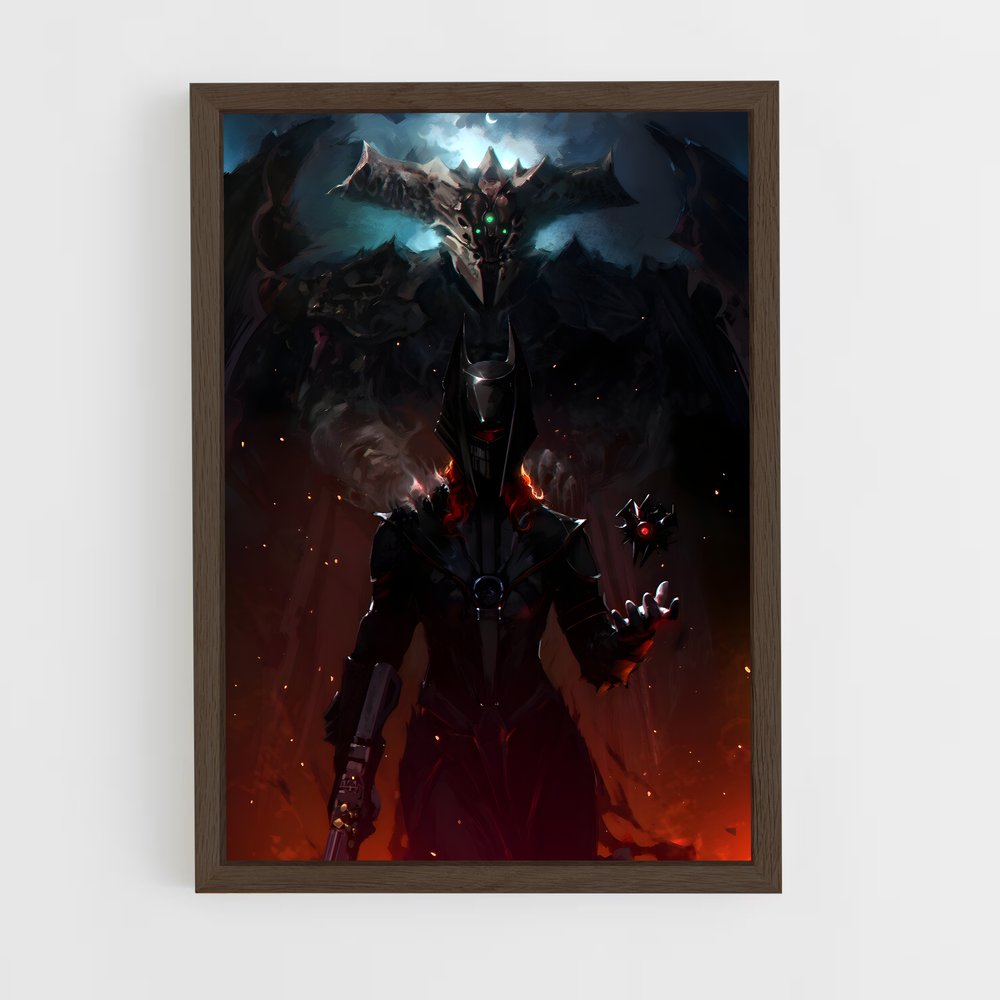 ap-warlock guardian-3 cadre Bois foncé