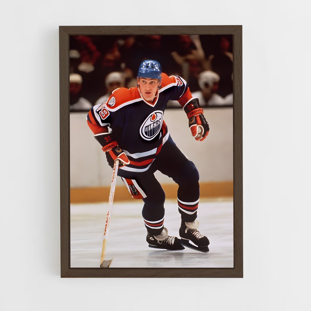 ap-wayne gretzky-3 cadre Bois foncé