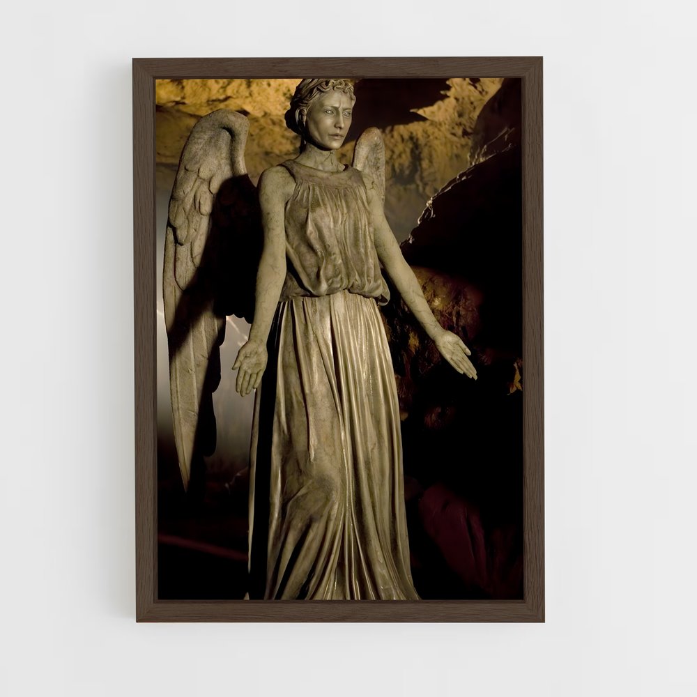 ap-weeping angels-1 cadre Bois foncé