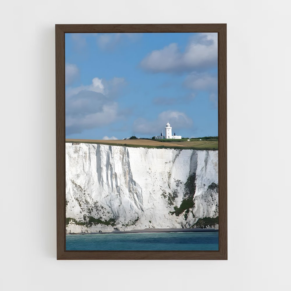 ap-white cliffs of dover-3 cadre Bois foncé
