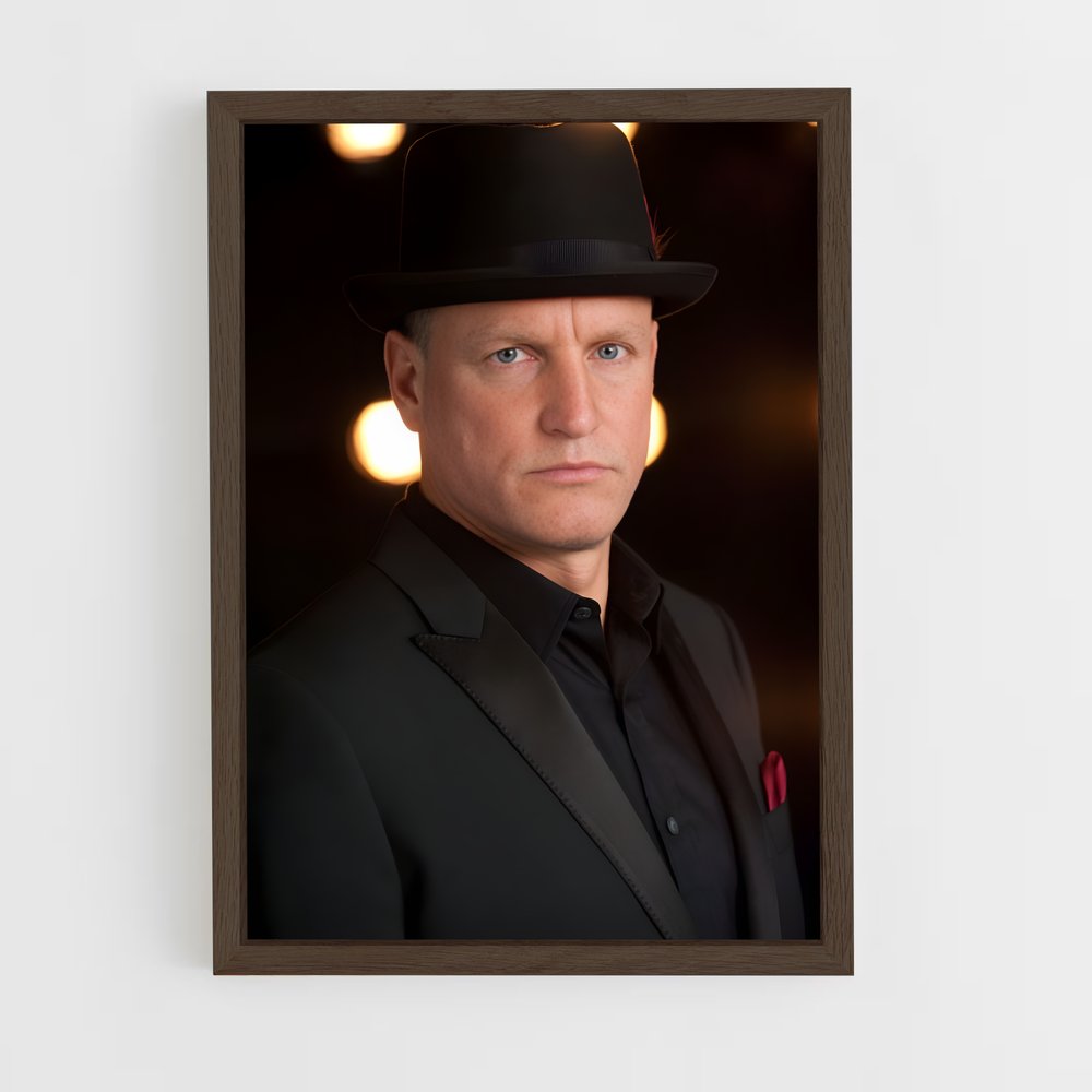 ap-woody harrelson-8 cadre Bois foncé