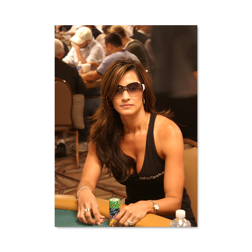 Poster Femme de Poker