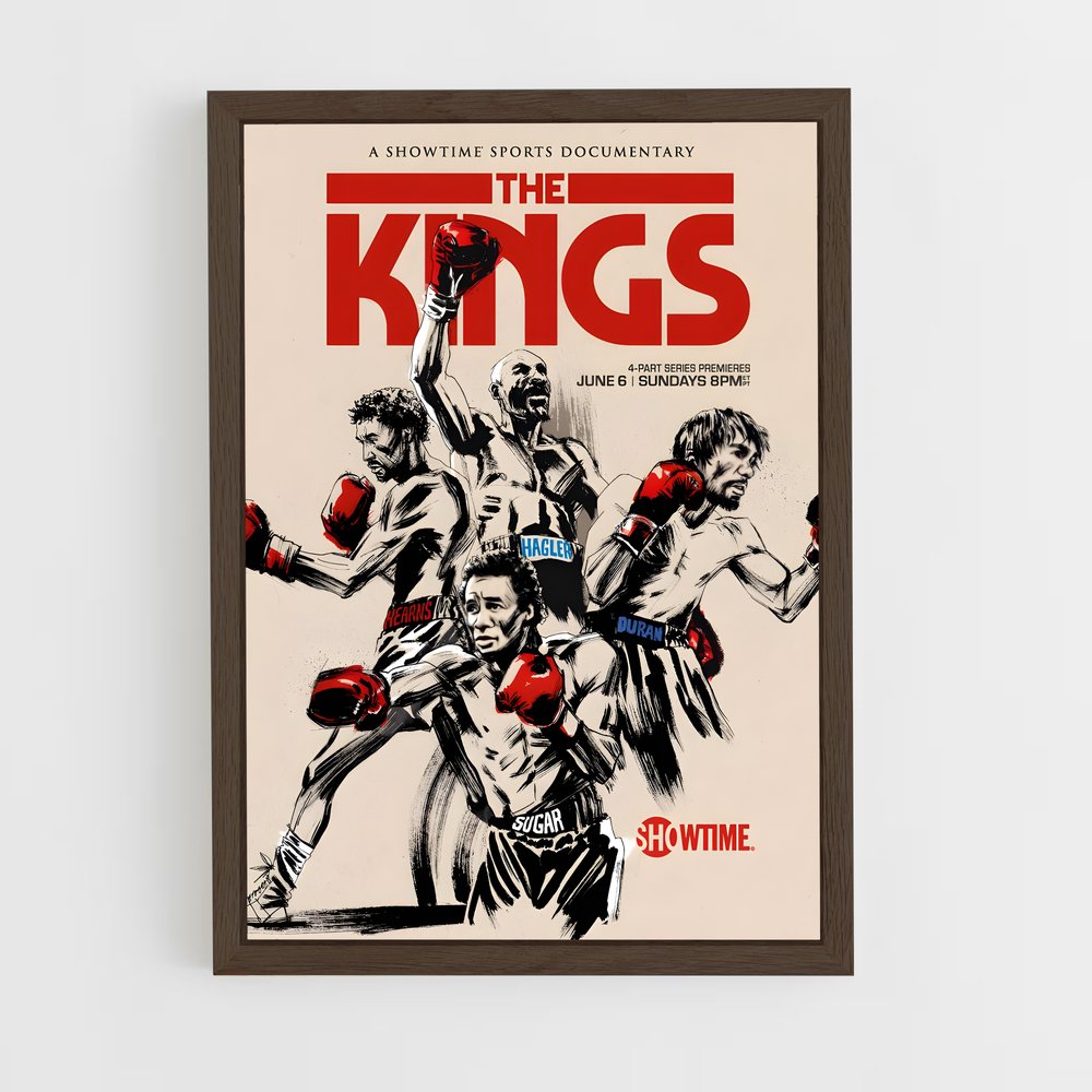 ap-world boxing super series-2 cadre Bois foncé
