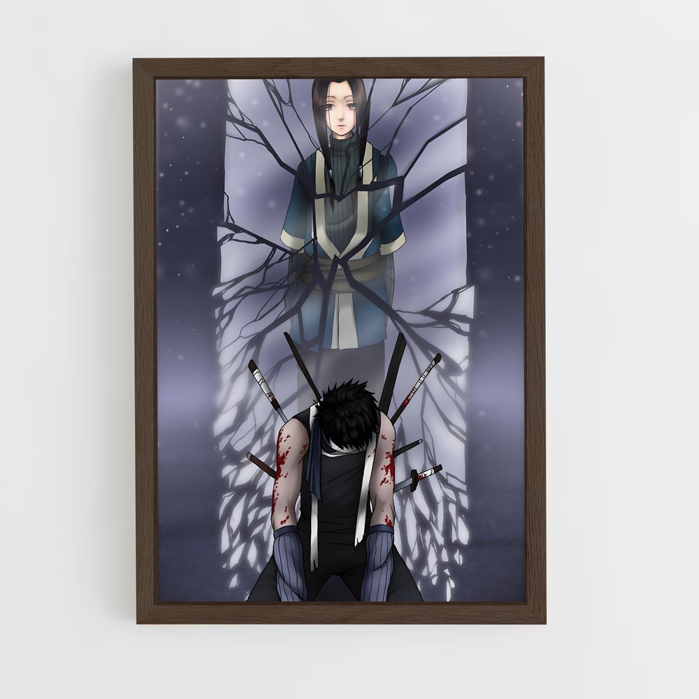 ap-yasuke-3 cadre Bois foncé