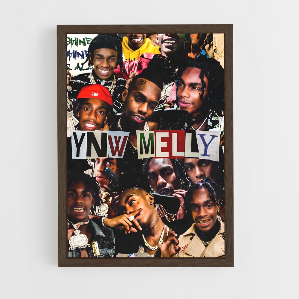 ap-ynw melly-1 cadre Bois foncé