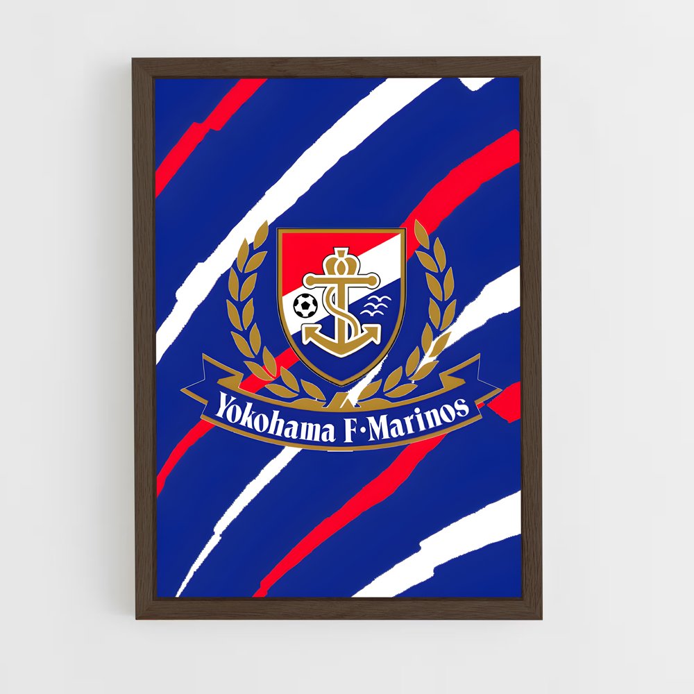 ap-yokohama f marinos-3 cadre Bois foncé