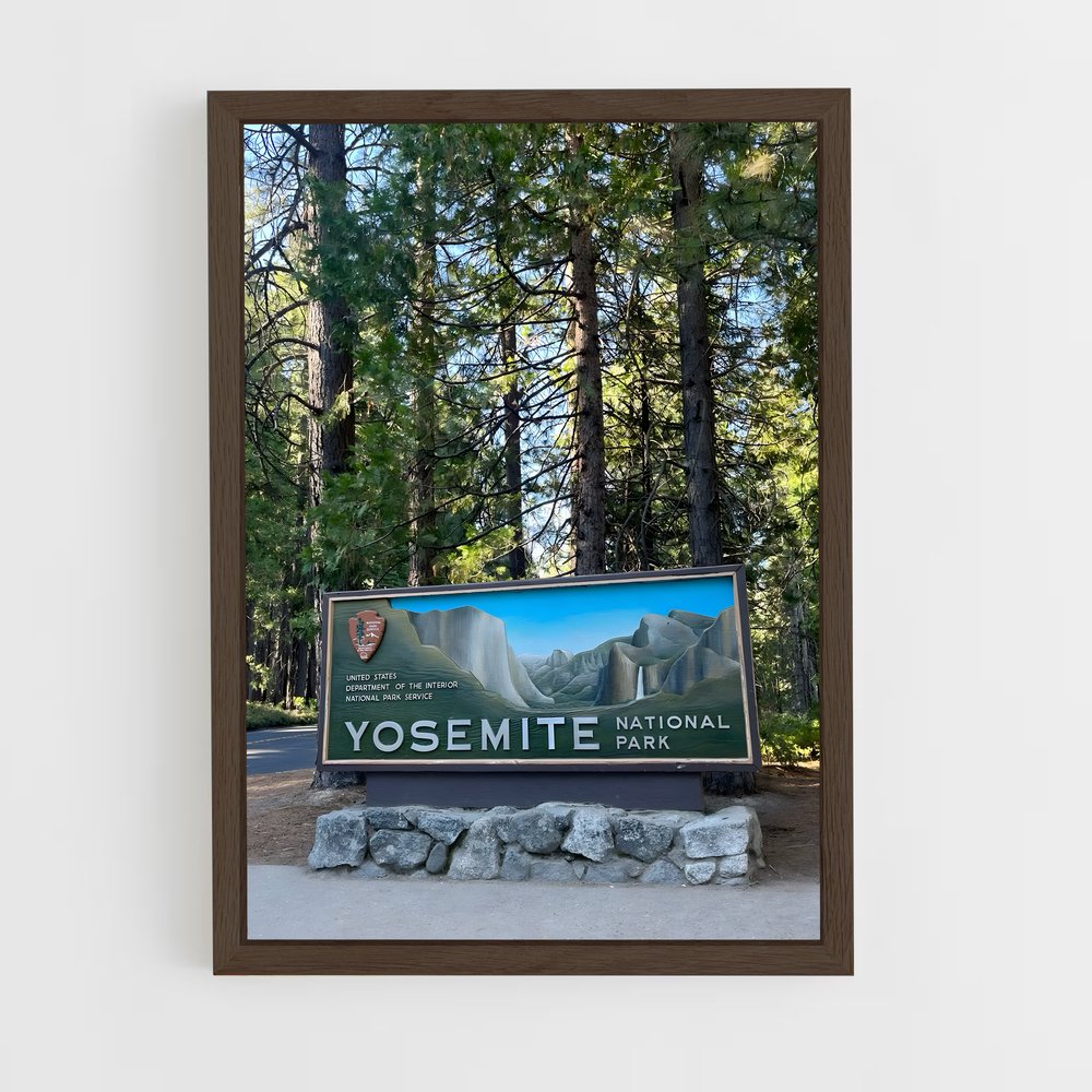 ap-yosemite-1 cadre Bois foncé