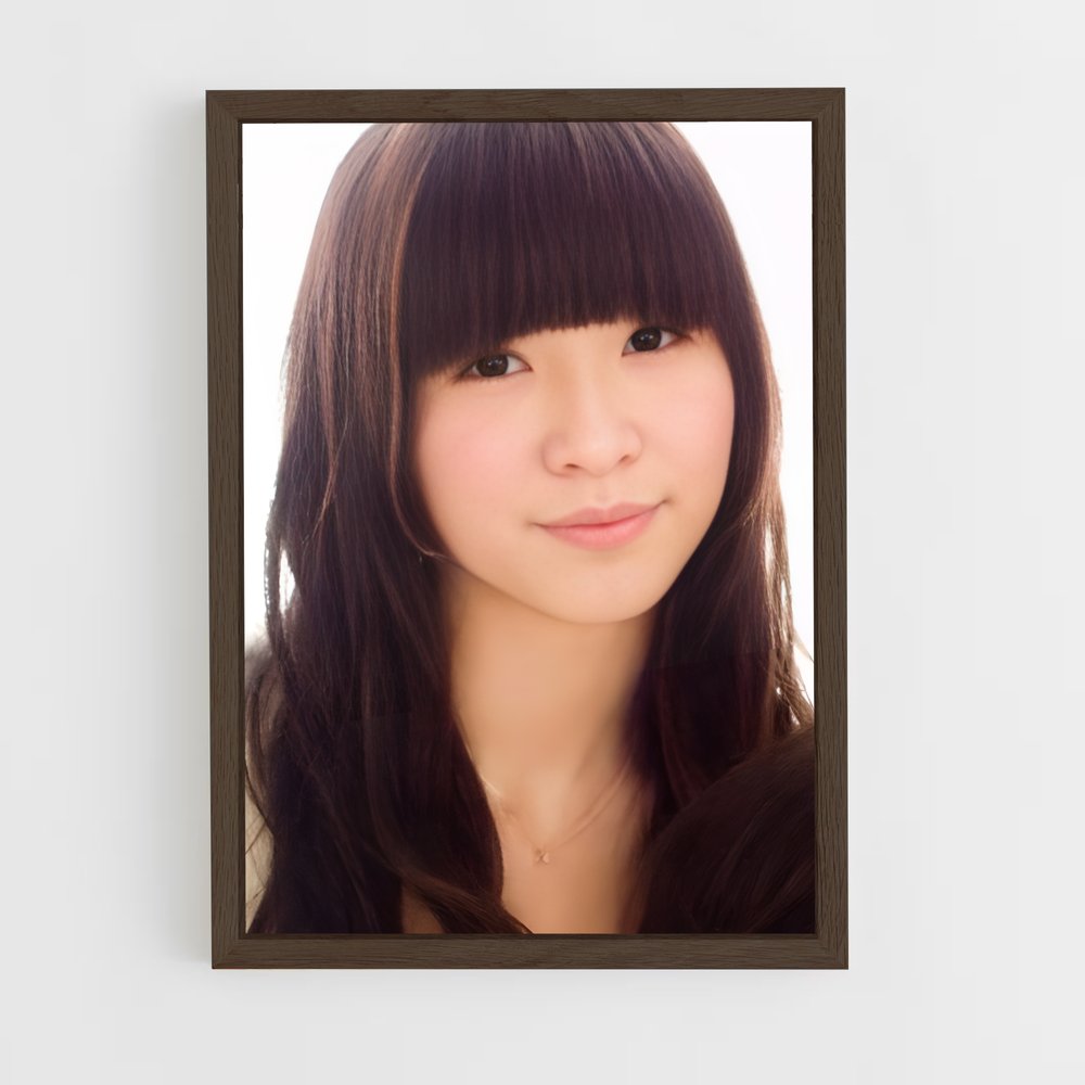 ap-yuka kashino-4 cadre Bois foncé