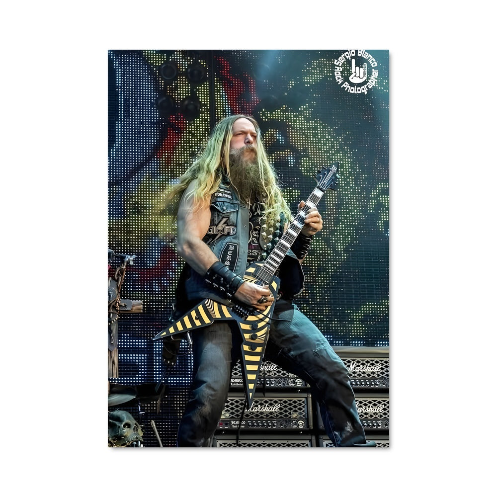 Poster Riffs enflammés