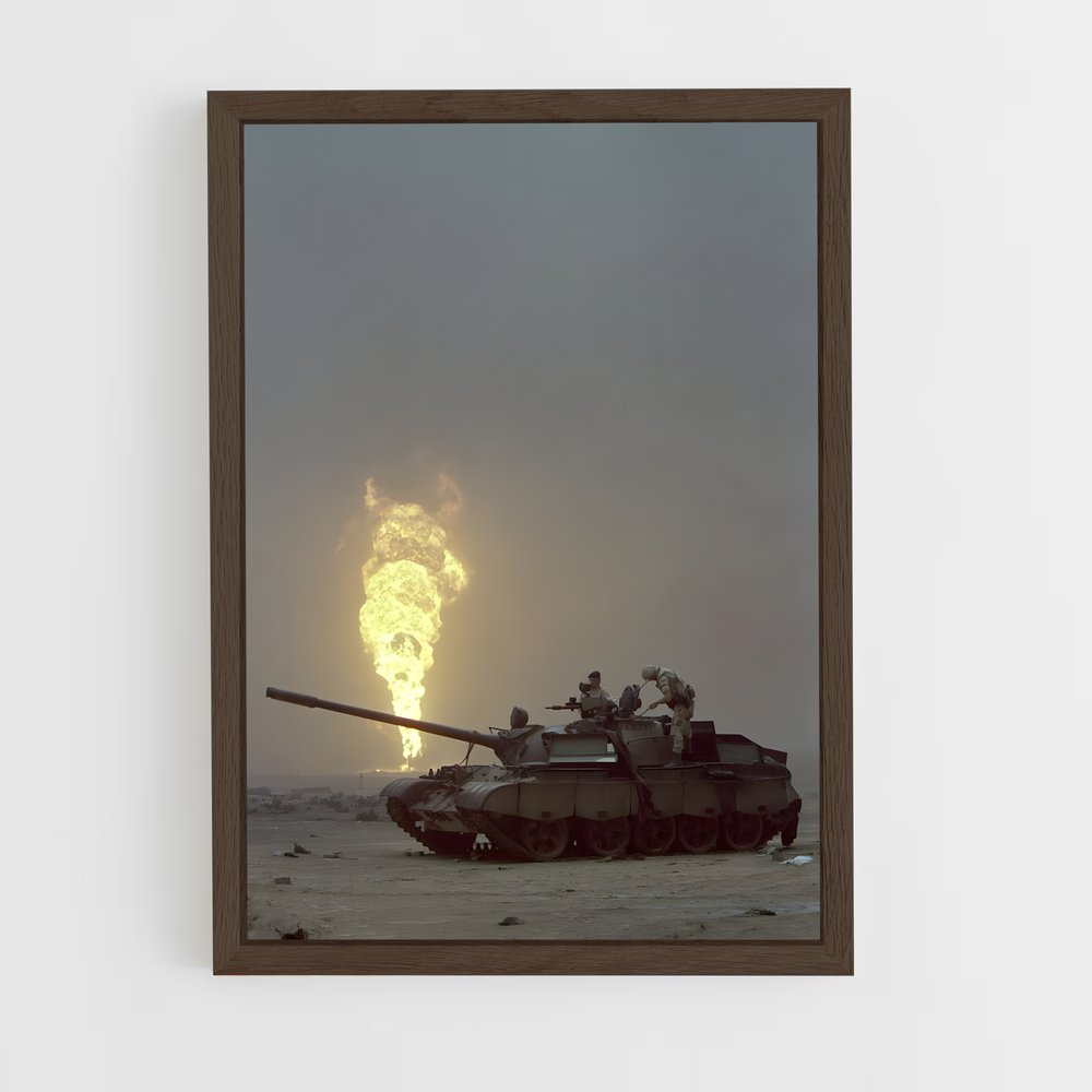 army-5 cadre Bois foncé