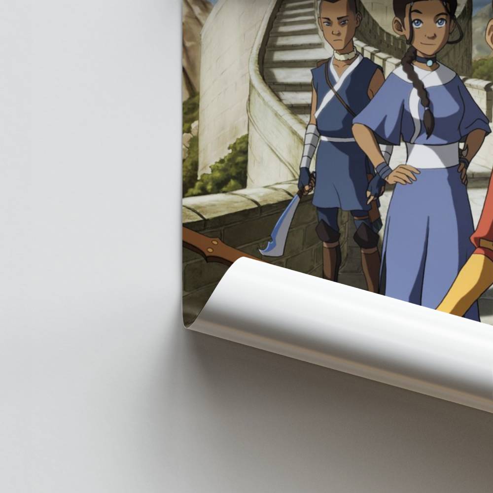 Póster Aang Sokka Katara