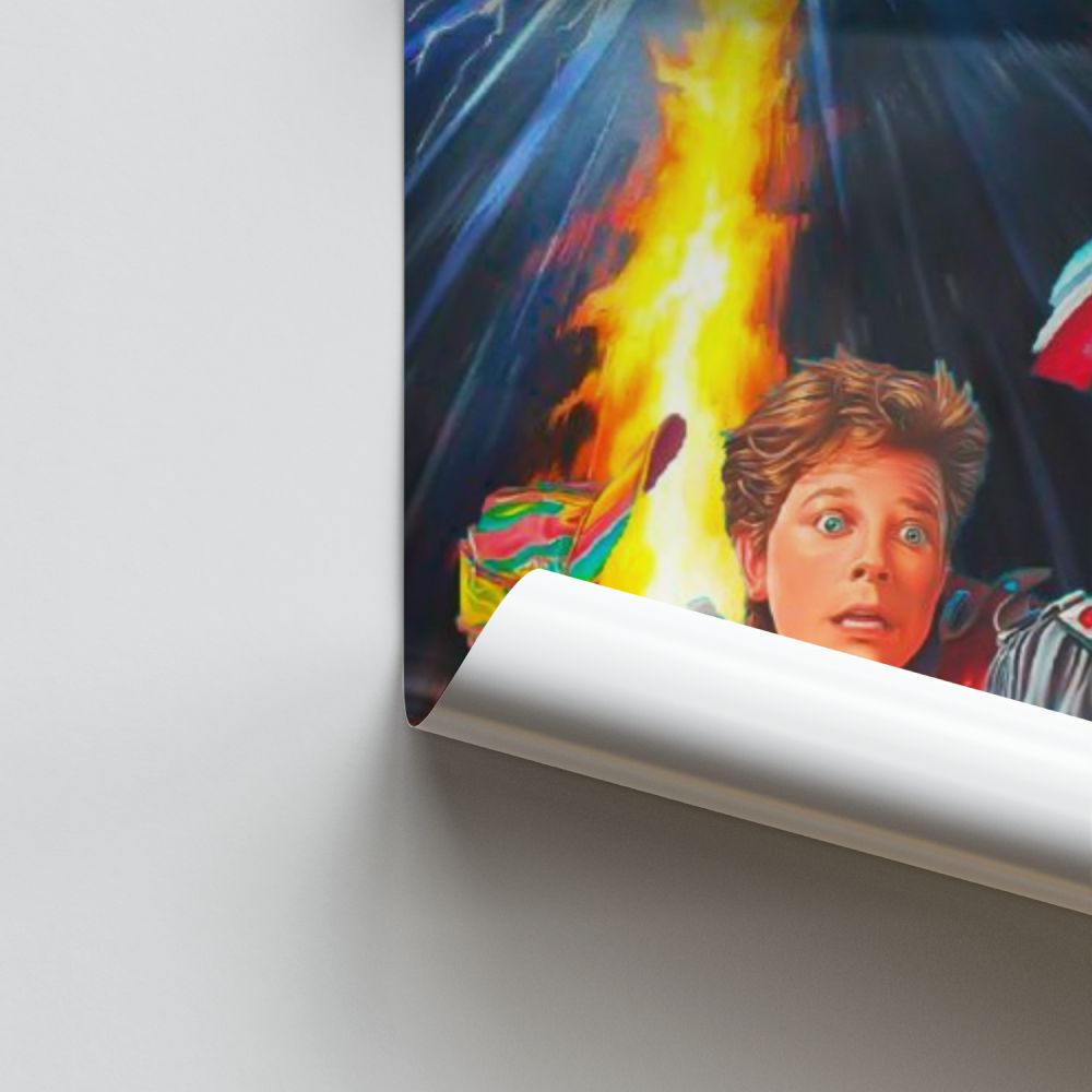 Poster Retour vers le Futur Vintage