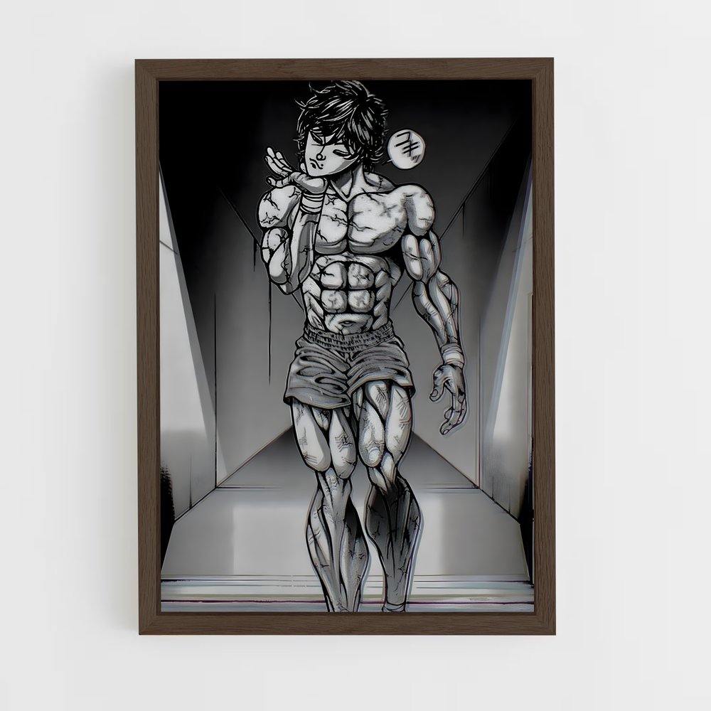 baki-8 cadre Bois foncé