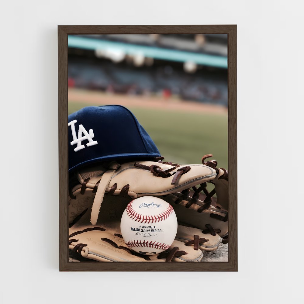 baseball-13 cadre Bois foncé