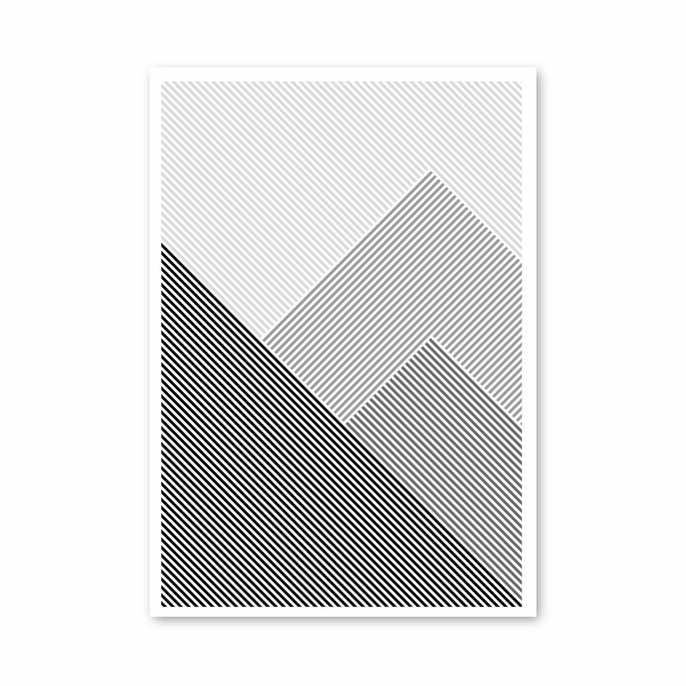 Poster Noir et Blanc Norvégien