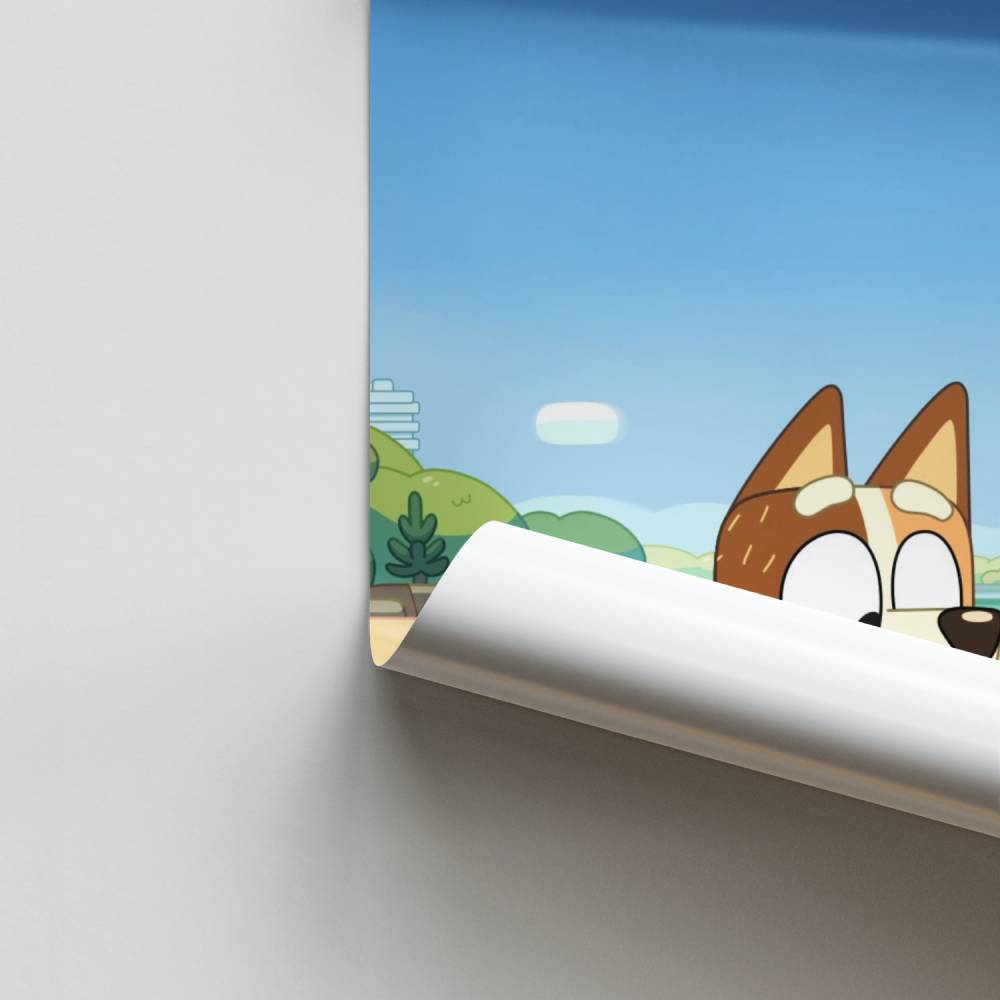 Póster Vacaciones azuladas