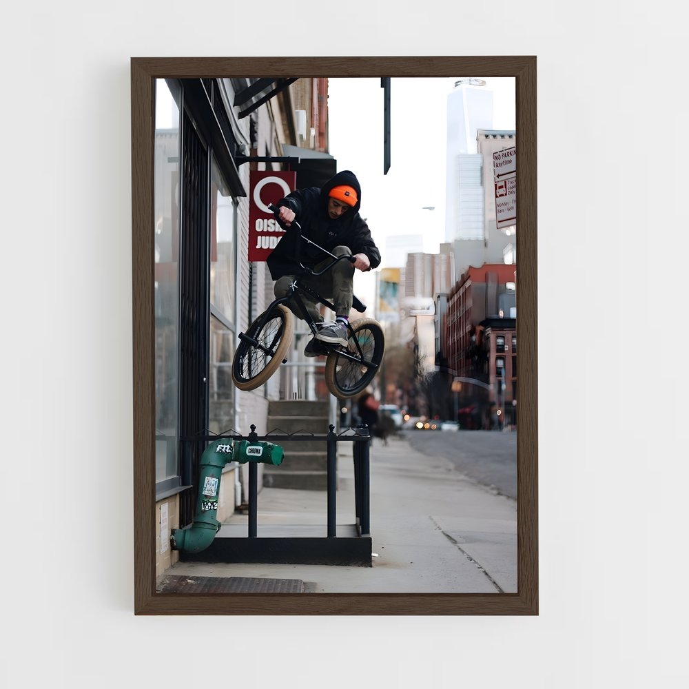 bmx-8 cadre Bois foncé