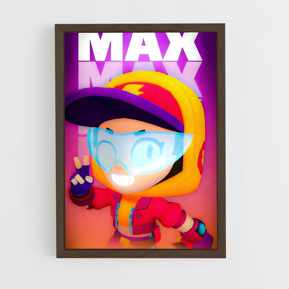 brawl-stars-17 cadre Bois foncé