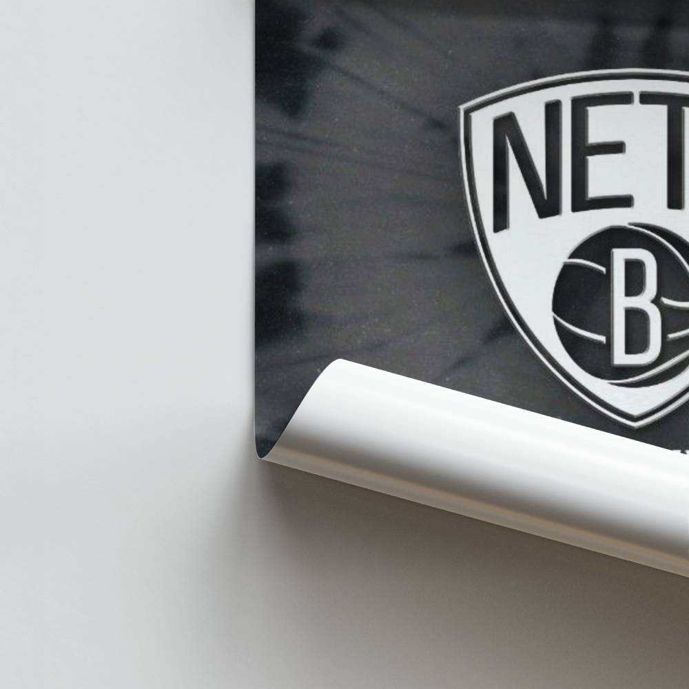 Logotipo de los Nets de Brooklyn Póster