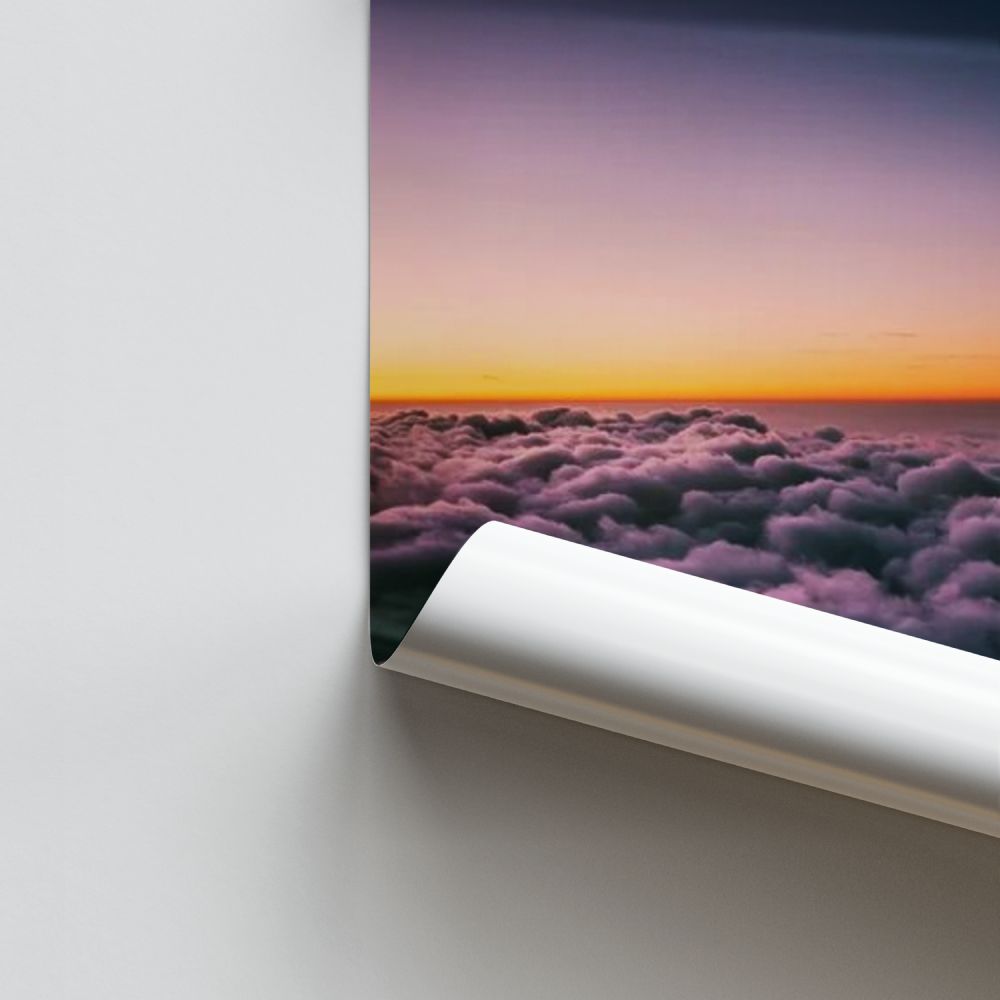Póster Nubes Horizonte
