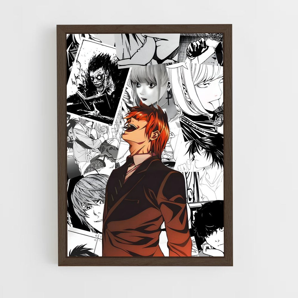 deathnote-3 cadre Bois foncé