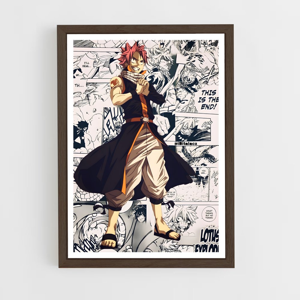 fairy-tail-6 cadre Bois foncé