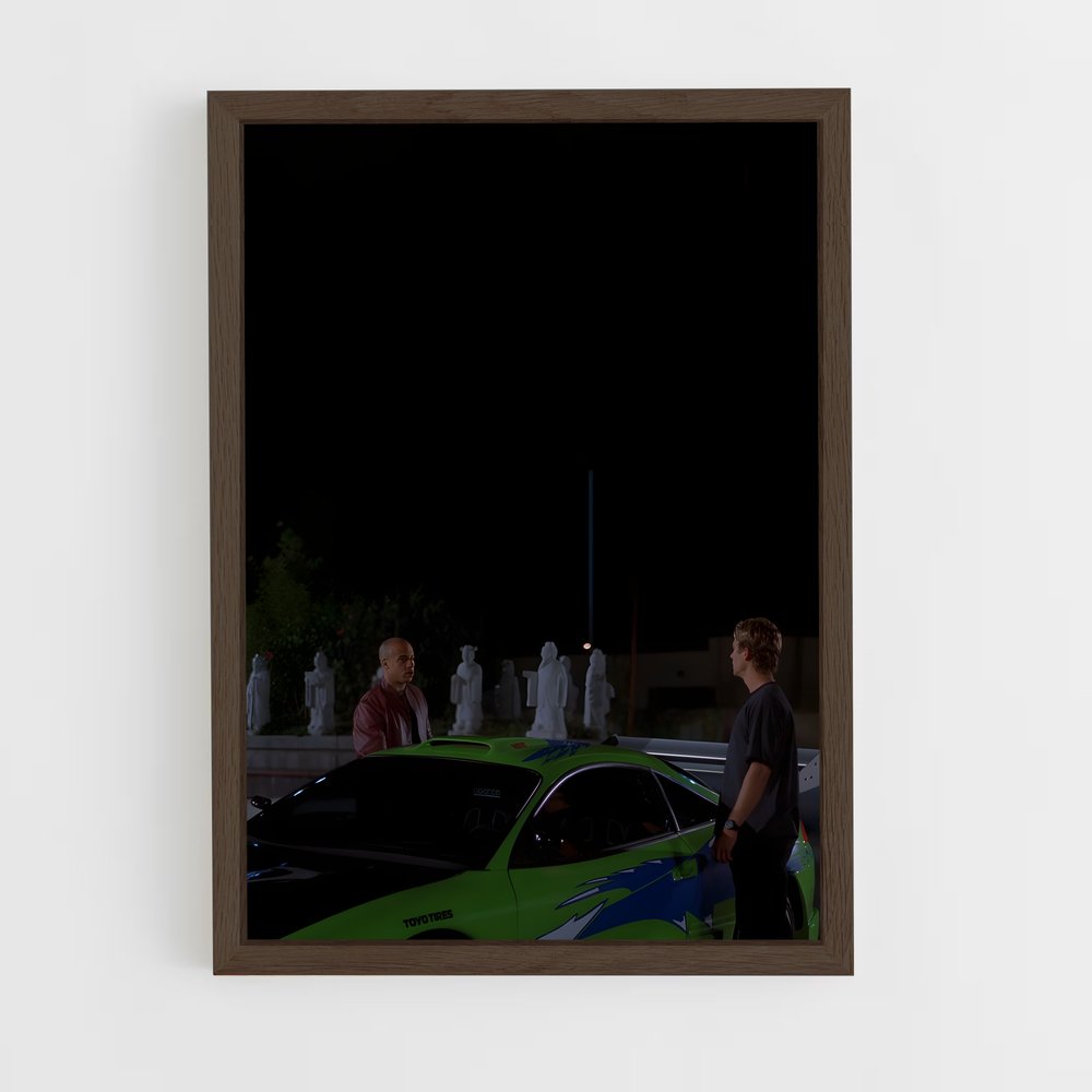 fast-and-furious-15 cadre Bois foncé