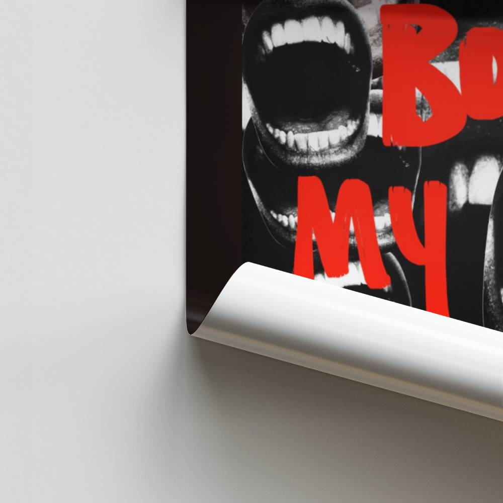 Póster Mi cuerpo mi elección