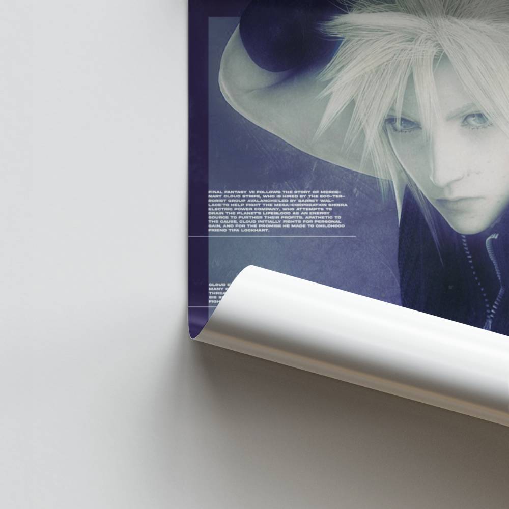 Final Fantasy VII Póster