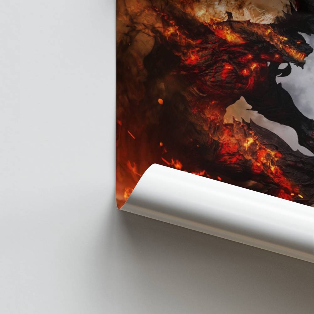 Póster Batalla Épica Fantasía XVI