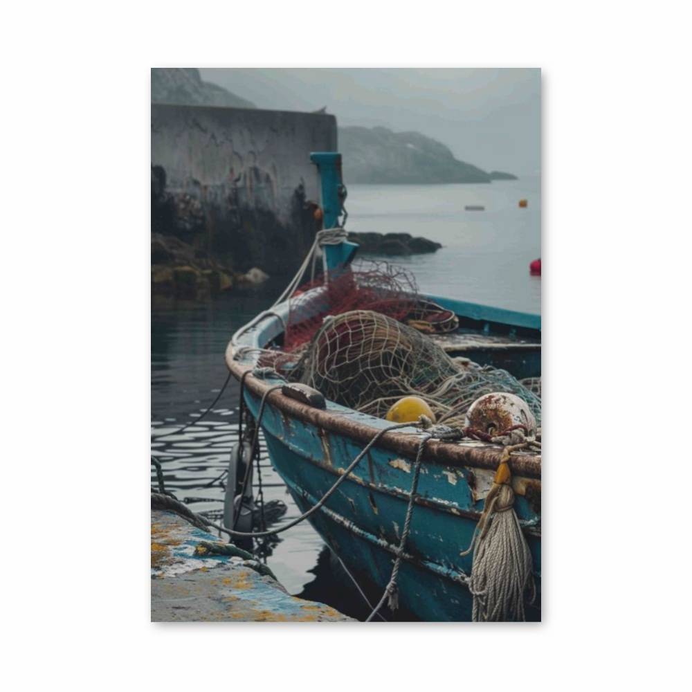 Poster Bateau Pêcheur