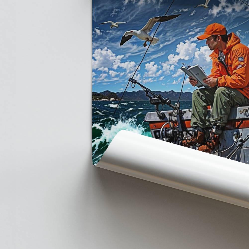 Serenidad del mar Póster