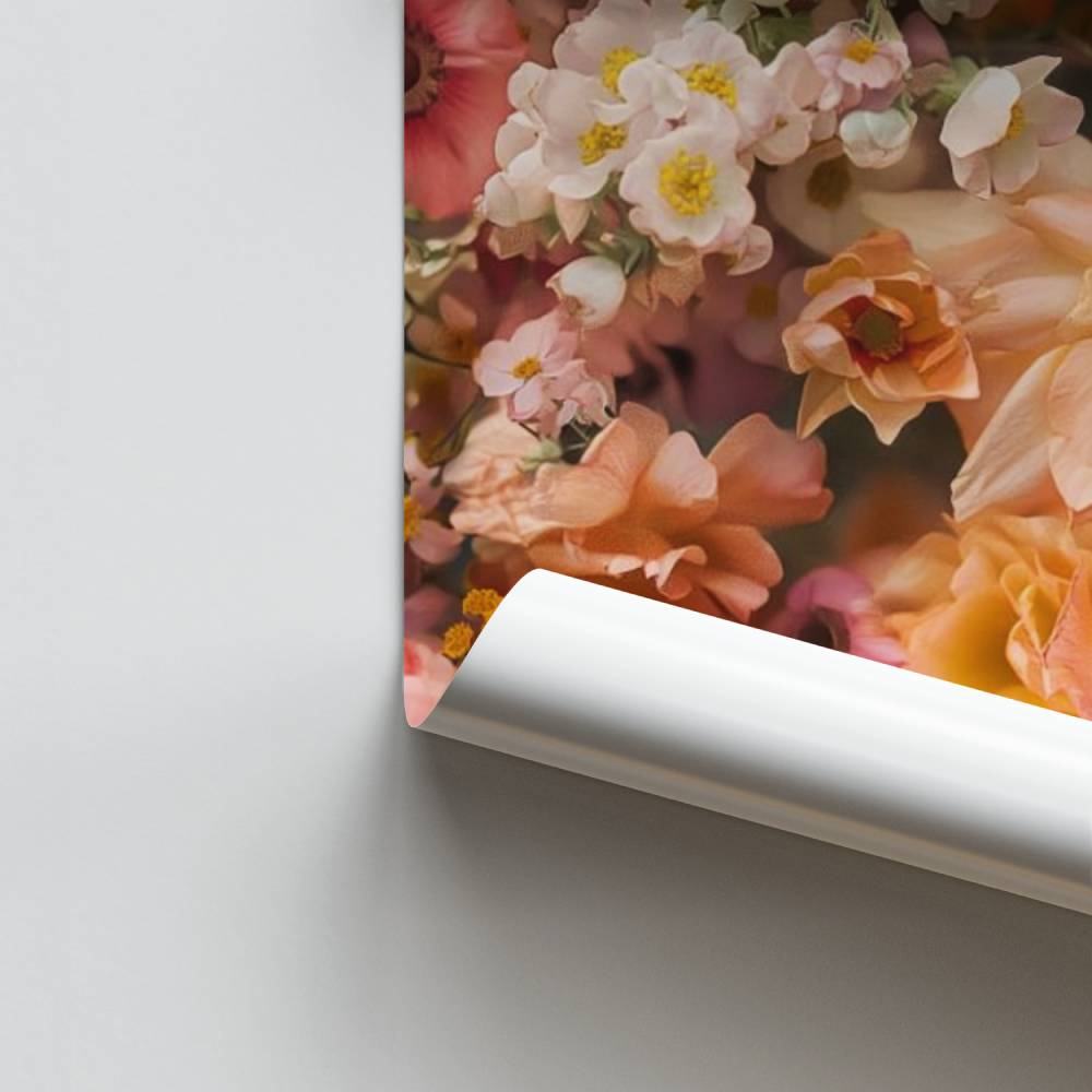 Póster Jardín brillante