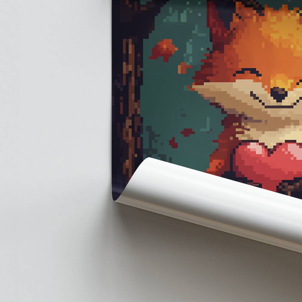 Zorro Corazón de Otoño Póster