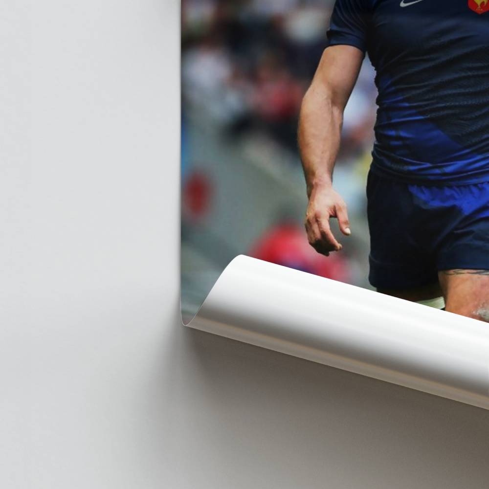 Póster Rugby Francia Pasión