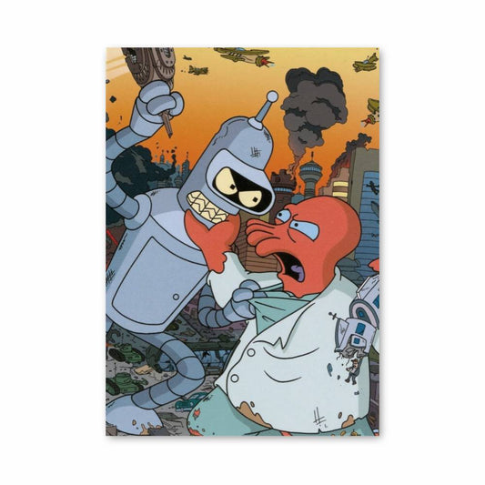 Poster Chaos Futuriste