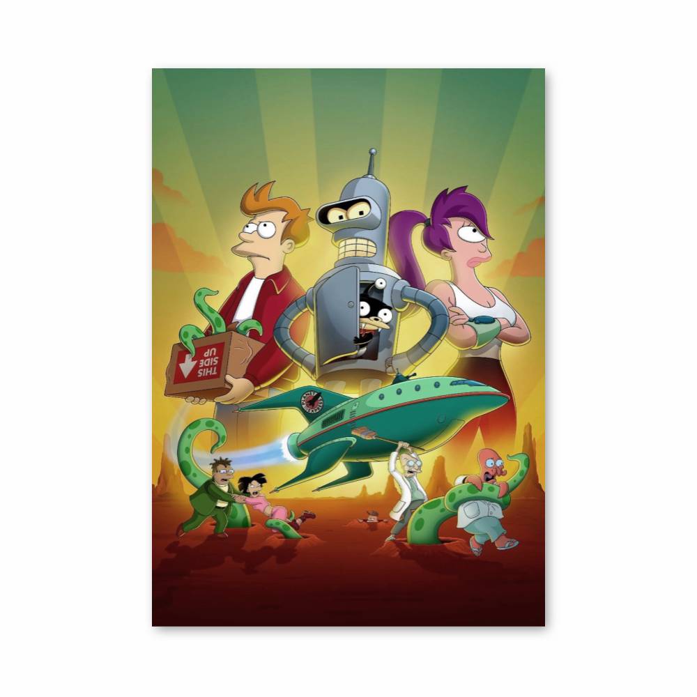 Poster Aventure Futuriste