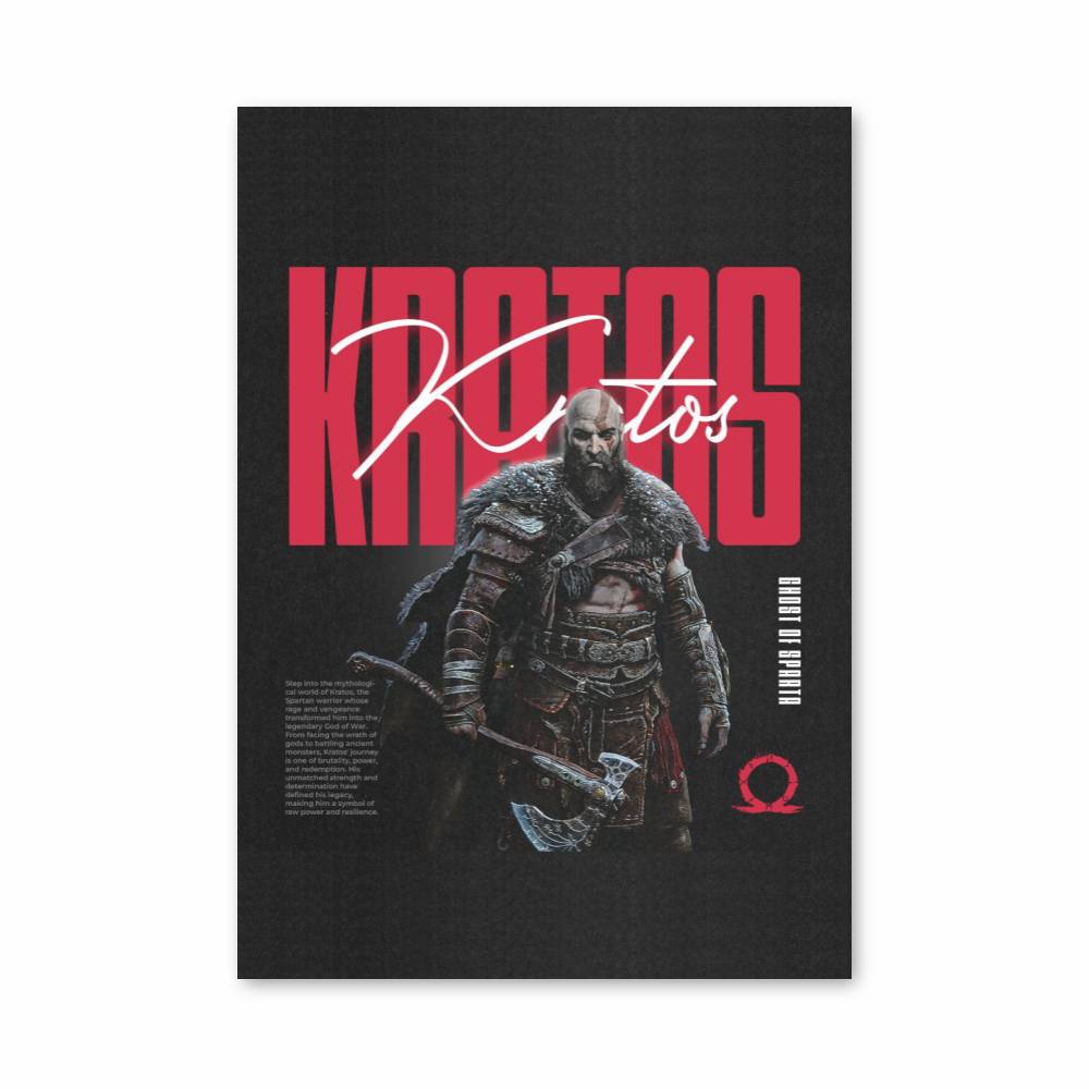 Poster Kratos Légendaire