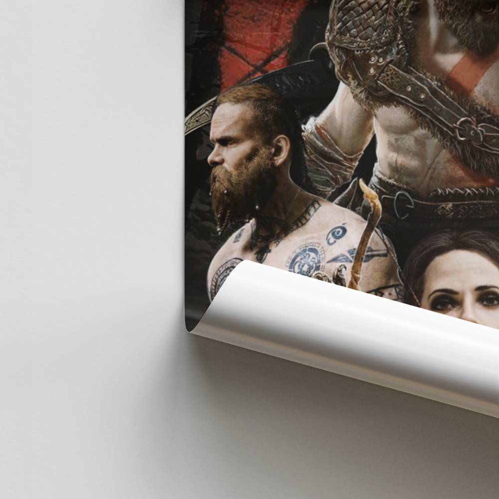 Póster Guerreros nórdicos