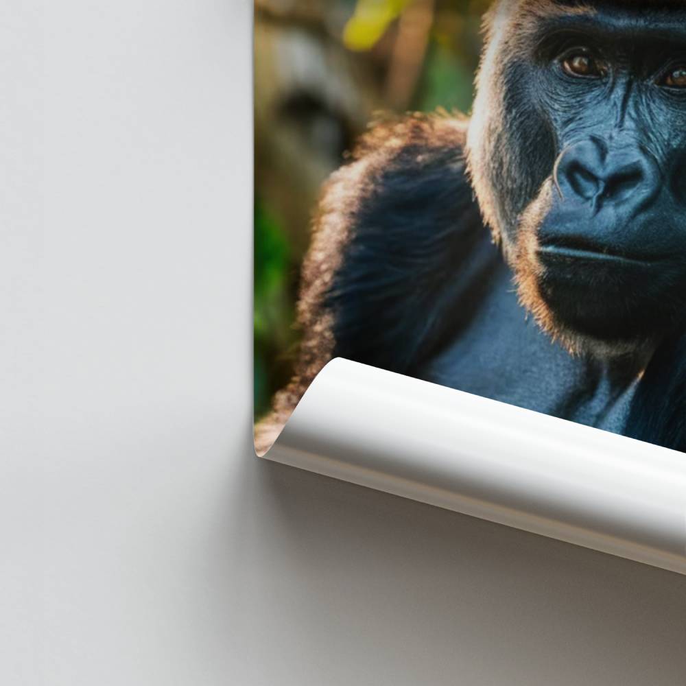 Póster Gorila Majestuoso