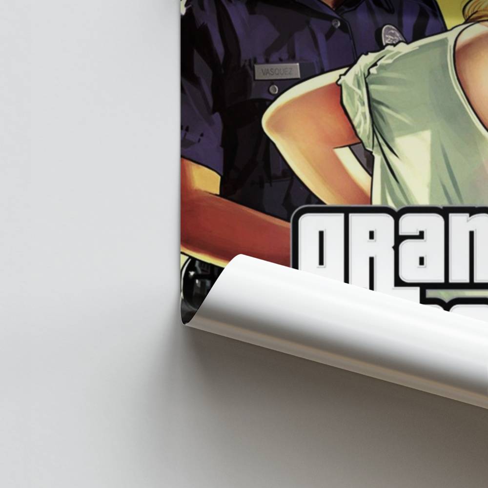 Póster GTA V Mujer