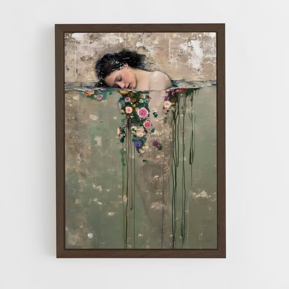 gustav-klimt-7 cadre Bois foncé
